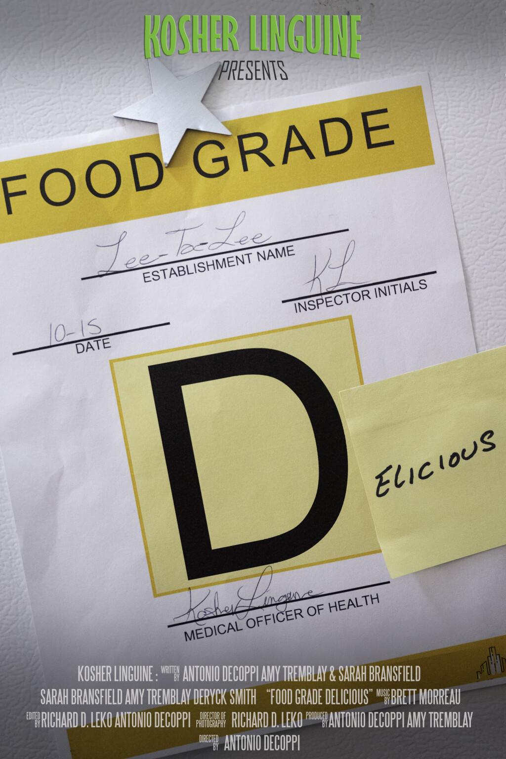 Filmposter for Food Grade: Delicious
